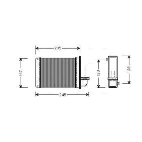 Osta Lämmityslaitteen kenno AVA COOLING SYSTEMS:llä AU6093 edullisesti hintaan 42,76 €