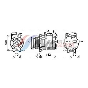 Kühlerlüfter AU7502 ROVER CABRIOLET von AVA COOLING SYSTEMS