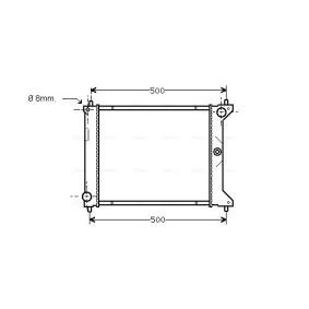Achetez des Radiateur du moteur AVA COOLING SYSTEMS AUA2096 à prix pour 148,54 €