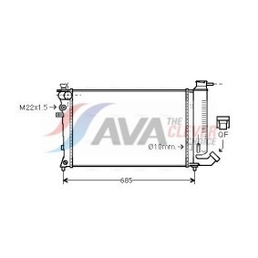 Kjøp Tørker, klimaanlegg av AVA COOLING SYSTEMS AUD042 til den lave prisen 1368,55 NOK