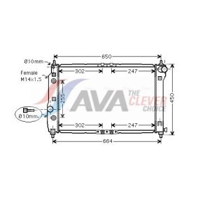 Compre Válvula de expansão, ar condicionado da AVA COOLING SYSTEMS CN1221 a um preço baixo por 27,68 €
