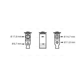 Expansionsventil, Klimaanlage von AVA COOLING SYSTEMS CN1245