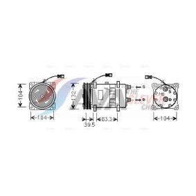 Achetez des Radiateur du moteur AVA COOLING SYSTEMS CN2064 à prix pour 143,08 €