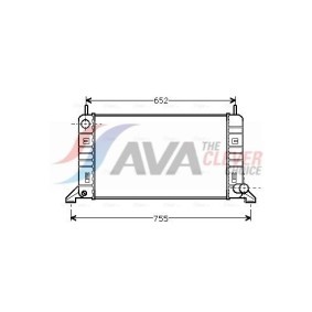 Achetez des Radiateur du moteur AVA COOLING SYSTEMS CN2078 à prix pour 73,80 €