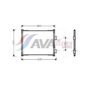 Kjøp Intercooler av AVA COOLING SYSTEMS CN4081 til den lave prisen 771,56 NOK