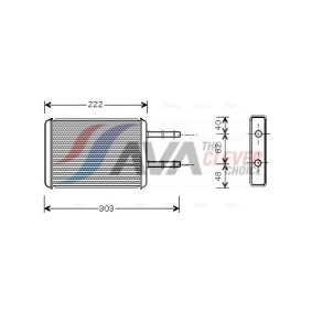 Köp Kondensor, klimatanläggning av AVA COOLING SYSTEMS CN5248 till det låga priset 1243,92 kr