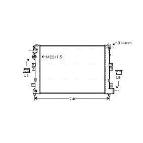 Achetez des Radiateur du moteur AVA COOLING SYSTEMS CNA2089 à prix pour 127,58 €