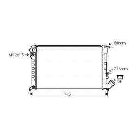 Acquista Radiatore motore da AVA COOLING SYSTEMS CNA2169 a buon mercato per soli 61,30 €