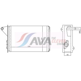 Kühler von AVA COOLING SYSTEMS für SEBRING Cabriolet (JR) günstig online kaufen