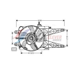 Köp Kondensor, klimatanläggning av AVA COOLING SYSTEMS CR5021 till det låga priset 2202,58 kr