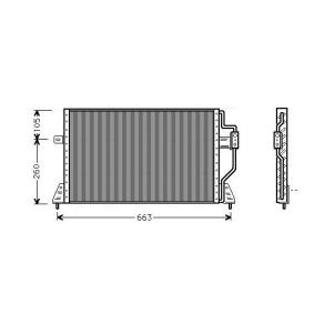 Köp Kondensor, klimatanläggning av AVA COOLING SYSTEMS CR5024 till det låga priset 3324,48 kr