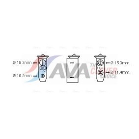 Achetez des Compresseur de climatisation AVA COOLING SYSTEMS CRK065 à prix pour 317,59 €