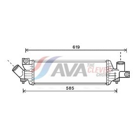 Ladeluftkühler für DAF von AVA COOLING SYSTEMS