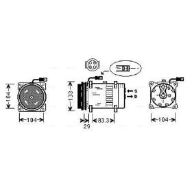 Klimakompressor für DAF von AVA COOLING SYSTEMS
