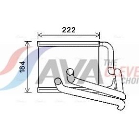 Kjøp Radiator, motorkjøling av AVA COOLING SYSTEMS DN2131 til den lave prisen 921,98 NOK