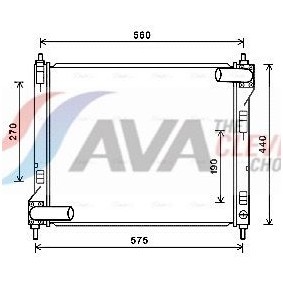Achetez des Radiateur du moteur AVA COOLING SYSTEMS DN2209 à prix pour 770,41 €