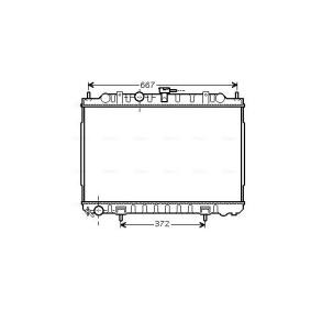 Kjøp Radiator, motorkjøling av AVA COOLING SYSTEMS DN2238 til den lave prisen 1704,16 NOK