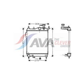 Kjøp Radiator, motorkjøling av AVA COOLING SYSTEMS DN2279 til den lave prisen 1744,81 NOK