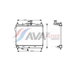 Kjøp Radiator, motorkjøling av AVA COOLING SYSTEMS DN2287 til den lave prisen 2119,07 NOK