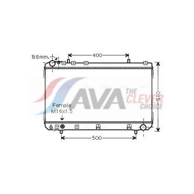 Kühler, Motorkühlung für DAIHATSU von AVA COOLING SYSTEMS
