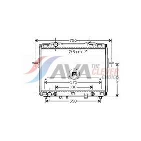 Acquista Radiatore motore da AVA COOLING SYSTEMS DU2014 a buon mercato per soli 138,68 €