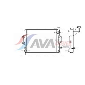 Kühler, Motorkühlung für DAIHATSU von AVA COOLING SYSTEMS