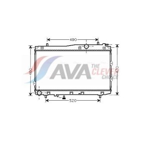 Acquista Radiatore motore da AVA COOLING SYSTEMS DU2024 a buon mercato per soli 84,25 €
