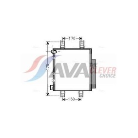 Acquista Radiatore motore da AVA COOLING SYSTEMS DU2034 a buon mercato per soli 80,26 €