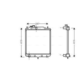 Acquista Radiatore motore da AVA COOLING SYSTEMS DU2036 a buon mercato per soli 102,31 €