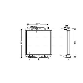 Acquista Radiatore motore da AVA COOLING SYSTEMS DU2048 a buon mercato per soli 117,96 €