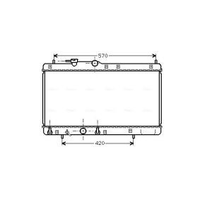 Acquista Radiatore motore da AVA COOLING SYSTEMS DU2053 a buon mercato per soli 300,04 €