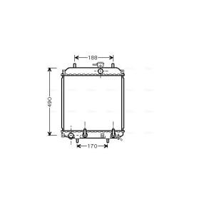 Acquista Radiatore motore da AVA COOLING SYSTEMS DU2055 a buon mercato per soli 124,28 €