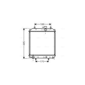Acquista Radiatore motore da AVA COOLING SYSTEMS DU2057 a buon mercato per soli 138,54 €