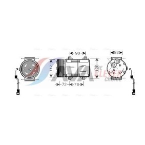 Klimakondensator DU5060 von AVA COOLING SYSTEMS günstig für 160,76 € online kaufen