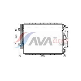 Achetez des Radiateur du moteur AVA COOLING SYSTEMS DW2005 à prix pour 64,50 €