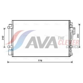 Achetez des Radiateur du moteur AVA COOLING SYSTEMS DW2009 à prix pour 108,59 €