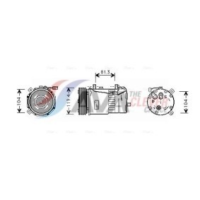 Achetez des Radiateur du moteur AVA COOLING SYSTEMS DW2046 à prix pour 61,95 €