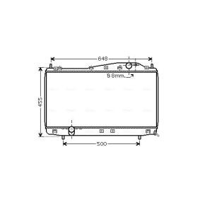 Achetez des Radiateur du moteur AVA COOLING SYSTEMS DW2054 à prix pour 183,37 €