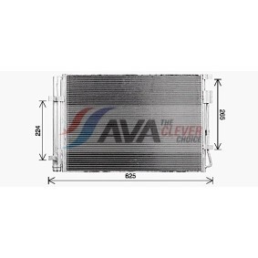 Achetez des Radiateur du moteur AVA COOLING SYSTEMS DW2066 à prix pour 55,05 €