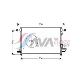 Kühler, Motorkühlung DW2089 von AVA COOLING SYSTEMS günstig für 1093,55 € online kaufen