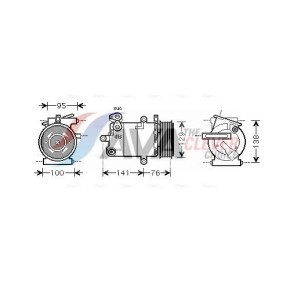 Klimakondensator DW5076 von AVA COOLING SYSTEMS günstig für 164,67 € online kaufen