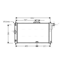 Achetez des Radiateur du moteur AVA COOLING SYSTEMS DWA2004 à prix pour 74,45 €