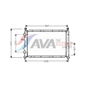 Achetez des Radiateur du moteur AVA COOLING SYSTEMS FD2023 à prix pour 1496,33 €