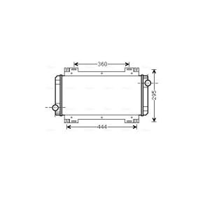 Achetez des Radiateur du moteur AVA COOLING SYSTEMS FD2044 à prix pour 91,78 €