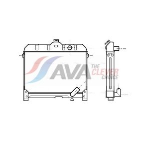 Kjøp Intercooler av AVA COOLING SYSTEMS FD4313 til den lave prisen 1180,24 NOK