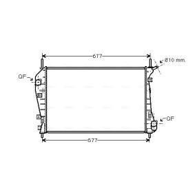 Achetez des Radiateur du moteur AVA COOLING SYSTEMS FDA2337 à prix pour 138,27 €