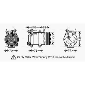 Klimakompressor von AVA COOLING SYSTEMS FDK392