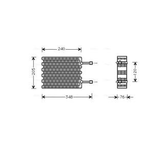 Verdampfer, Klimaanlage FDV022 von AVA COOLING SYSTEMS günstig für 92,89 € online kaufen