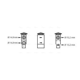 Expansionsventil, Klimaanlage von AVA COOLING SYSTEMS FT1306