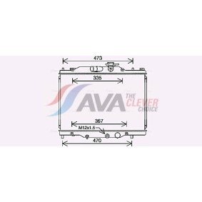 Achetez des Radiateur du moteur AVA COOLING SYSTEMS FT2095 à prix pour 64,50 €